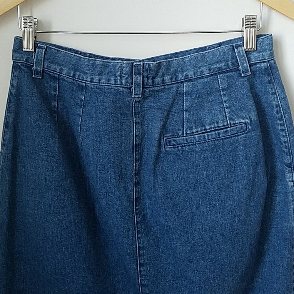 Lee Denim Maxi Skirt - Picture 5 of 7